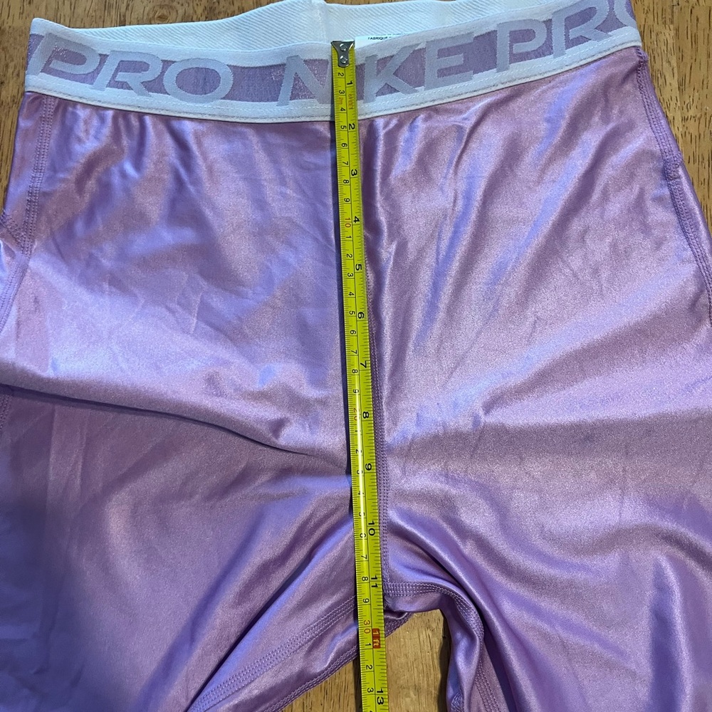 $55 Women’s NIKE PRO High Rise Training Compression Leggings, Size Medium - Picture 4 of 6
